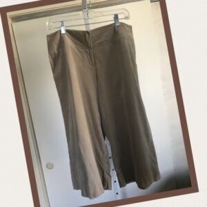 Tracy Evans limited gauchos tan Corduroy pants